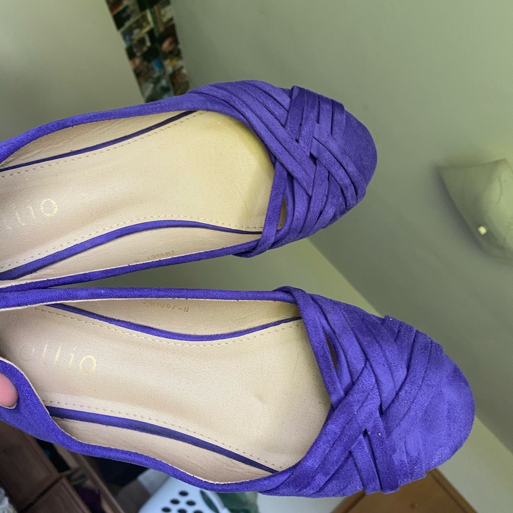 Purple flats